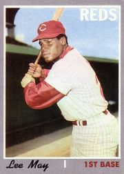 1970 Topps Baseball Cards      225     Lee May